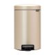 NewIcon Pedal Bin - 12 litre - Metallic Gold