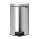 NewIcon Pedal Bin - 12 litre - Matt Steel
