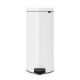 NewIcon Pedal Bin - 30 litre - White