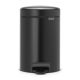 NewIcon Pedal Bin - 3 litre - Matt Black