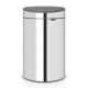 Touch Bin New - 40 litre - Brilliant Steel