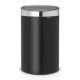Touch Bin New - 40 litre - Matt Black - Matt Steel Fingerprint Proof Lid