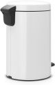 Brabantia 111969 Pedal Bin newIcon with Plastic Inner Bucket, 12 Litre - White