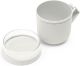 Brabantia - Make & Take Soup Mug 0.6L - with Screw-On Toppings Container (180 ml) & Handle - Leakproof - Large Opening - Suitable for Freezer - Dishwasher & Microwave Safe - Light Grey