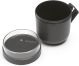 Brabantia - Make & Take Soup Mug 0.6L - with Screw-On Toppings Container (180 ml) & Handle - Leakproof - Large Opening - Suitable for Freezer - Dishwasher & Microwave Safe - Dark Grey