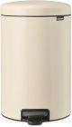 Brabantia - NewIcon 20L Pedal Bin - Medium Bin for Kitchen - Soft-Close Lid - Lightweight Pedal - Removable Inner Bucket - Non-slip - Soft Beige - 29 x 38 x 47 cm