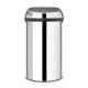 Touch Bin - 60 litre - Brilliant Steel