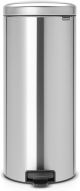 Brabantia 114380 Pedal Bin newIcon with Plastic Inner Bucket, 30 Litre - Matt Steel
