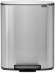 Brabantia Bo Pedal Bin - 1 x 60L Inner Bucket (Matt Steel FPP) Waste/Recycling Kitchen