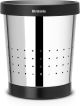 Brabantia Conical Waste Paper Bin With Holes, 5 L - Brilliant Steel