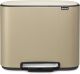 Brabantia 121623 Bo Pedal Bin, 36 Litre, Steel, Mineral Golden Beach, 36 L