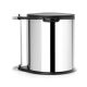 Built-in Bin - 15 litre - Brilliant Steel