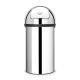 Push Bin - 60 litre - Brilliant Steel