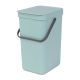 Sort & Go Waste Bin - 16 litre - Mint