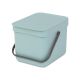 Sort & Go Waste Bin - 6 litre - Mint
