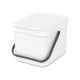 Sort & Go Waste Bin - 6 litre - White