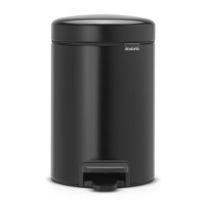 NewIcon Pedal Bin - 3 litre - Matt Black