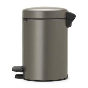 NewIcon Pedal Bin - 3 litre - Platinum